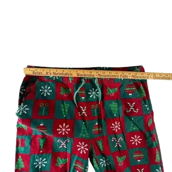 Iron Co. Christmas Holiday Jogger Pants Men’s Large Tapered - Picture 7 of 15
